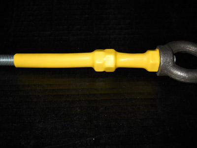 Polyshrink Flexible PVC Sleeving used to lock fixings